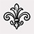 Image of a historical fiction hand-inked pen illustration separator scrollwork