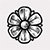 Image of a historical fiction hand-inked pen illustration separator the Tudor Rose
